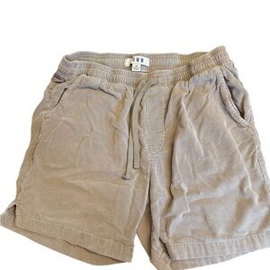 OWN Men's Casual Tan Corduroy Shorts